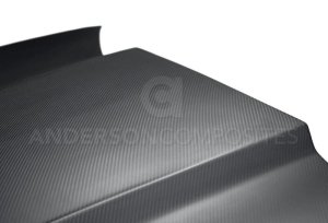 Chevrolet Corvette C7 Stingray Hood - Anderson Composites - Dry Carbon Fiber - Matte - `14-`19